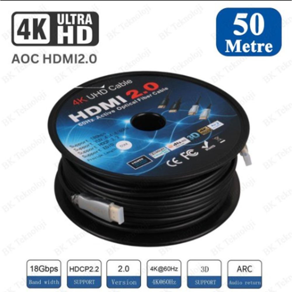 HDMI 50 METRE FİBER WITH KABLO