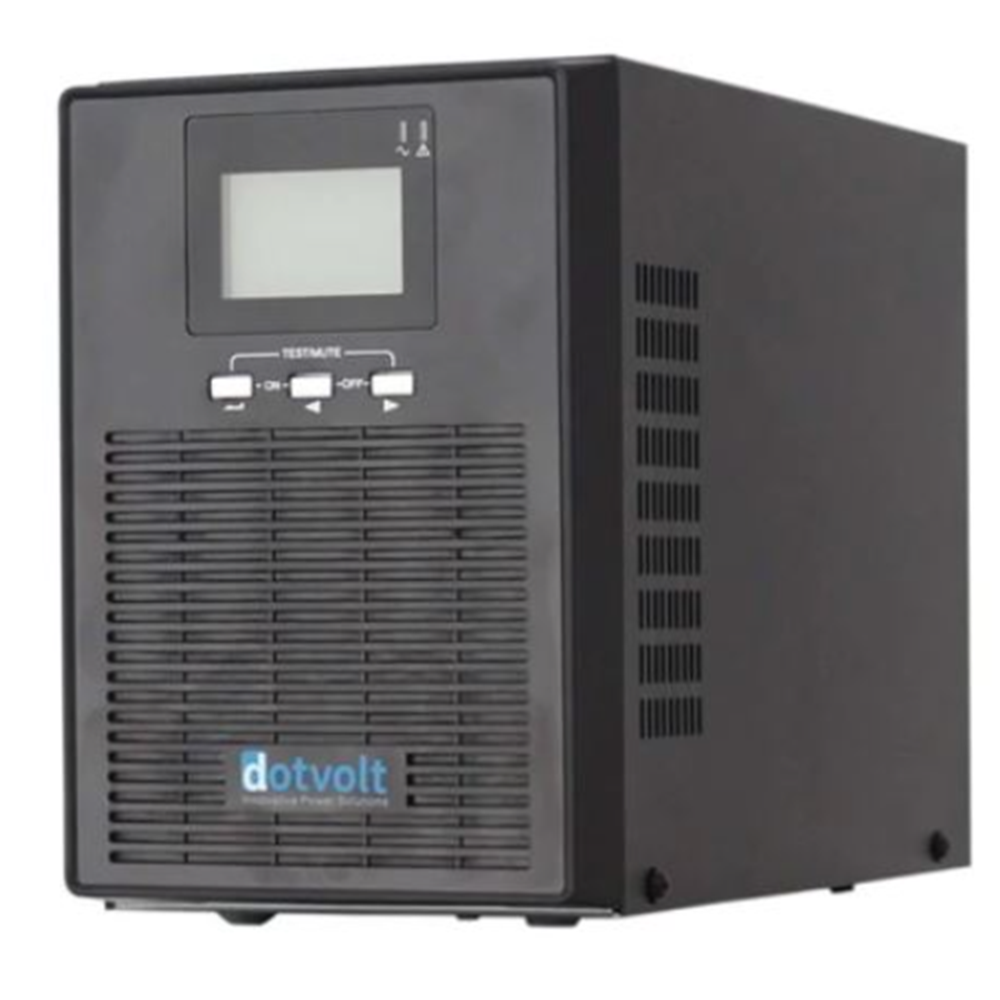 DOTVOLT MN PLUS Online 1 KVA 1/1 Faz (2x12v 9AH Akü ) UPS