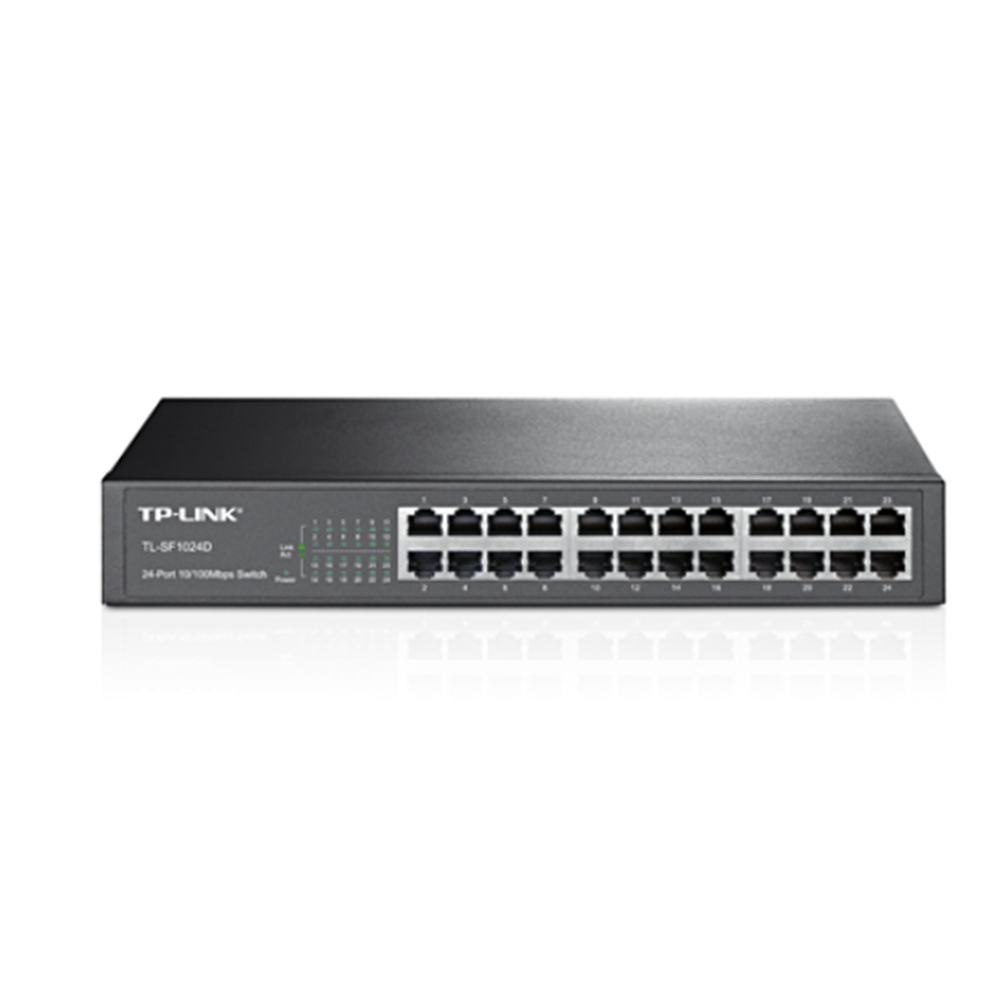 TP-LINK TL-SF1024D 24 PORT 10/100 YONETILEMEZ SWITCH