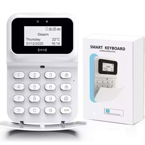 OPAX SZR-77 KABLOSUZ KEYPAD /TUŞ TAKIMI LİTYUM PİLLİ ( OPAX MARKALI ALARM PANELLERİNİ DESTEKLER)