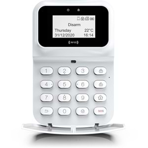 OPAX SZR-77 KABLOSUZ KEYPAD /TUŞ TAKIMI LİTYUM PİLLİ ( OPAX MARKALI ALARM PANELLERİNİ DESTEKLER)