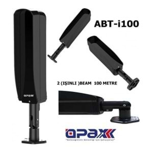 OPAX ABT-i100 2 IŞINLI AYAKLI KABLOLU 100 METRELİK HARİCİ TİP INFRARED BEAM DEDEKTÖRÜ / IŞIN BARİYERİ