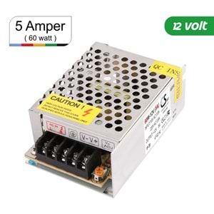 CORTEX 12 VOLT 5 AMPER METAL ADAPTÖR