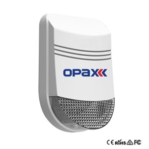 OPAX BGR-09 KABLOSUZ HARİCİ SİREN /MESAFE ARTIRICI /REPEATER ADAPTÖR DAHİL