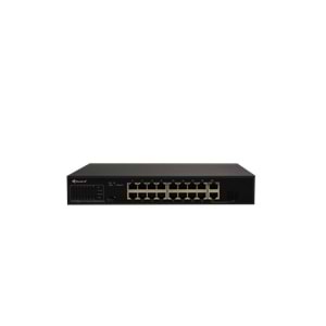 VG-SW1016P-185 16 Port 10/100 PoE RJ45 + 1xGbE Combo (TP/SFP) Yönetilemeyen Switch
