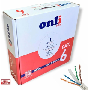 ONLİ 100 METRE CAT6 (U-UTP) 23 AWG KABLO