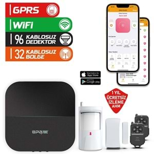 OPAX-W20 GPRS WIFI NETWORK ALARM SİSTEMİ (1 YIL AHM ÜCRETSİZ)