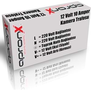 apx-1210a 12V-10 AMPER Metal Adaptör