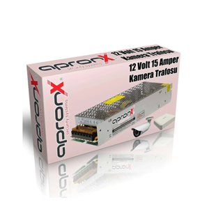 apx-1215a 12V- 15 AMPER Metal Adaptör