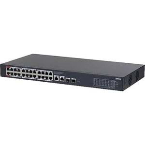 DAHUA CS4228-24GT-375 28 PORT 10/100/1000 24xPOE 375W +2SFP YONETILEBILIR SWITCH