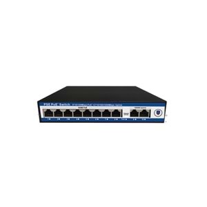 NOVACOM-NVC-HIF0820 FBL-C 8 PORT POE 2 PORT UPLİNK 10/100Mb SWİTCH