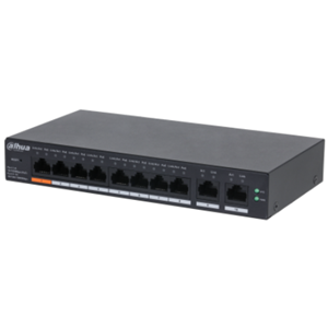DAHUA CS4010-8ET-60 10 PORT 10/100 8 PORT POE 60W YONETILEBILIR DESKTOP SWITCH