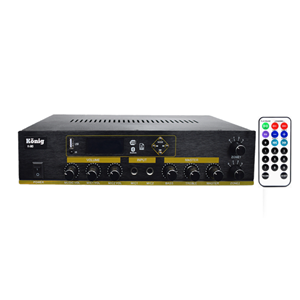KÖNİG K-100 - 80 WATT USB/BLUETOOTH/2 MİK GİRİŞ TRAFOLU ANFİ