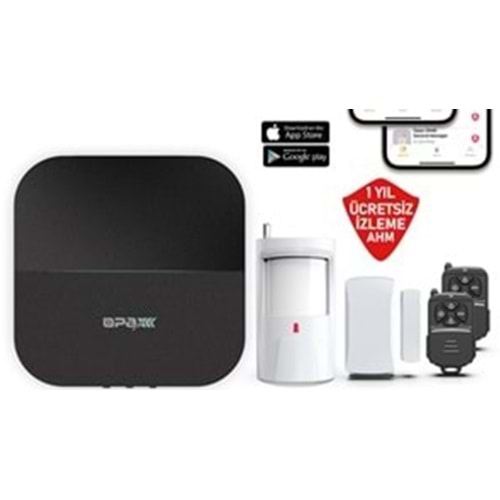 OPAX-W20-S-4G GPRS I GSM I WIFI KABLOSUZ NETWORK ALARM SİSTEMİ
