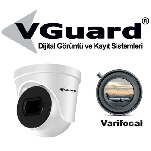 VGUARD VG-530-DV 5MP IP H.265 VARİFOCAL LENS 3,3-12MM DOME KAMERA