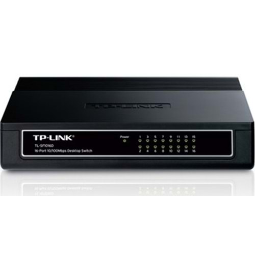 TP-LİNK TL-SF1016D 16 PORT 10/100 YONETİLEMNEZ SWİTCH