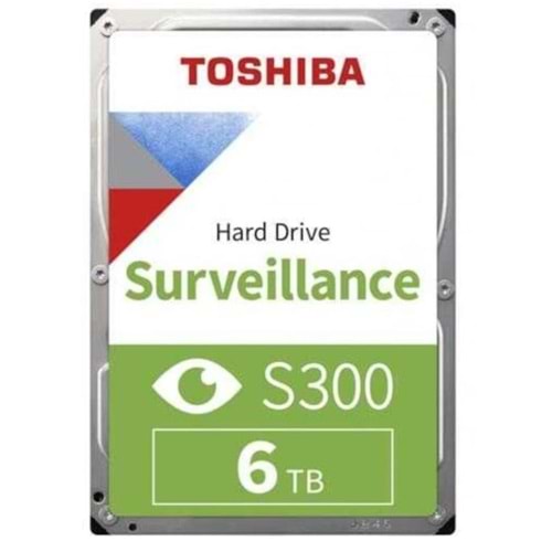 TOSHIBA S300 6 TB 5400 RPM 256MB SATA3 180TB/Y 7/24 (HDWT860UZSVA)
