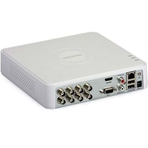 HIKVISION DS-7108HGHI-K1 8 KANAL H265+ 1SATA HIBRIT DVR KAYIT CIHAZI