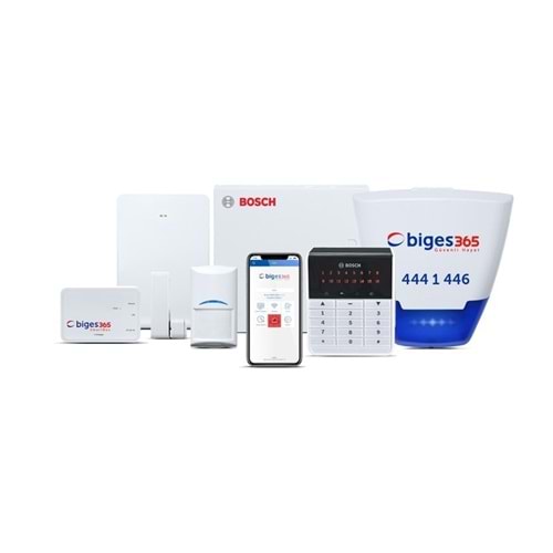BGS365-NXLW-A2DM10-5 Akıllı Network Alarm Seti +Siren + 5 Yıl A2 Temel Paket + D