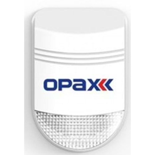 OPAX BGR-10 KABLOLU 48 LED KIRMIZI / MAVİ / KIRMIZI+MAVİ IŞIKLI HARİCİ ALARM SİRENİ V2023