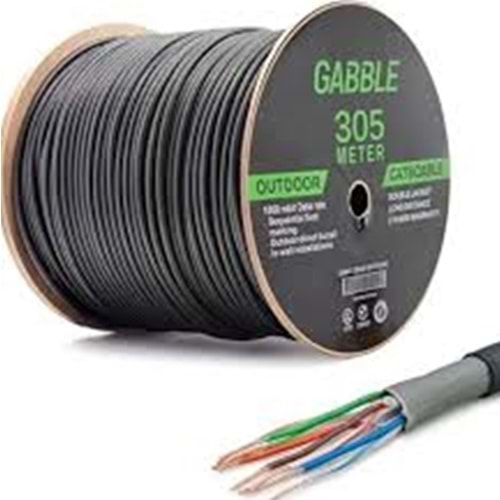GABBLE CDK305 METRE DIŞ ORTAM 0.60 MM CAT 6 OUTDOOR