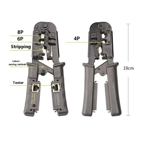 RJ 45 JACK PENSESİ (TOOL TEST MODEL)