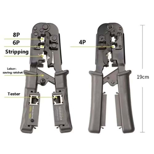 RJ 45 JACK PENSESİ (TOOL TEST MODEL)