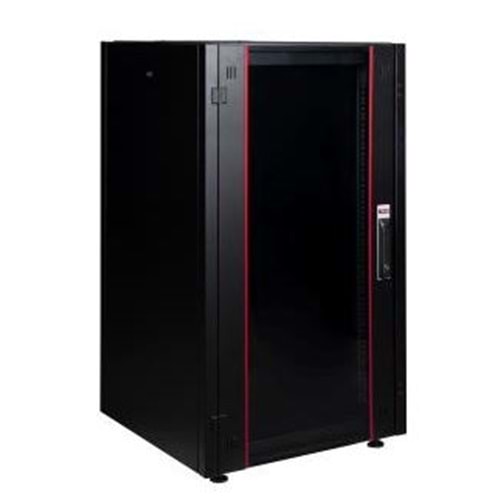 LANDE LN-PRB-20U6060-LG-A 20U 60x60 Dikili Tip Boş Siyah Kabinet