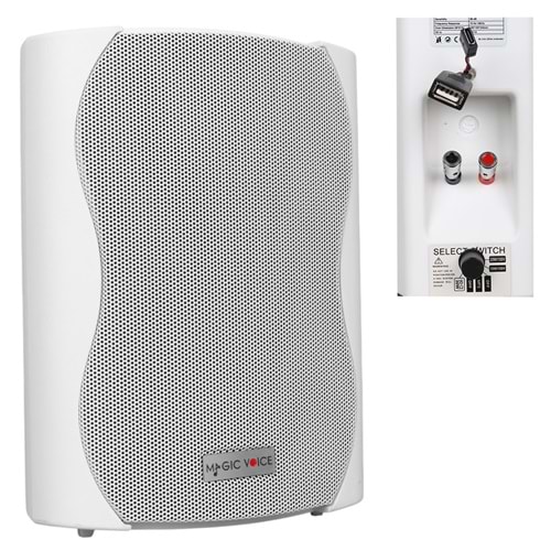 MAGİC VOİCE F-LHY5S 13,5 CM 5,25 180 W 1 ADET USBLİ TRAFOLU SÜTUN HOPARLÖR