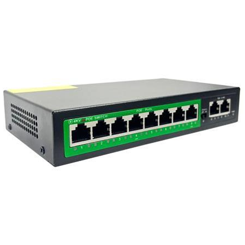 GABBLE GAB-P82MG 8X100M 8PORT+2X SFP SWICH 96W SWICH