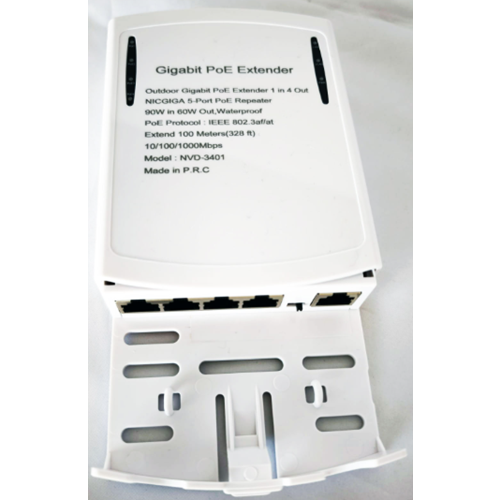 NEVADA NVD-3401 OUTDOOR IP POE EXTENDER GİGABİT 1 GİRİŞ 4 ÇIKIŞ