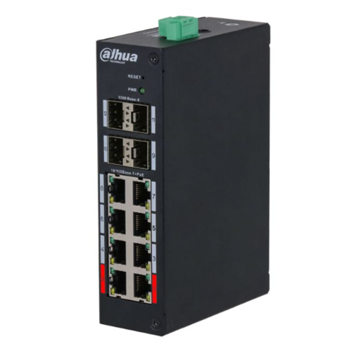DAHUA S3006-4ET-36 6 PORT 10/100 4xPOE 36W 2xRJ45 10/100 UPLINK YONETILEMEZ SWITCH