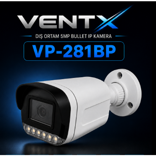 VENTX VP-281BP 5MP IP/FullColor/2.8MM Kamera