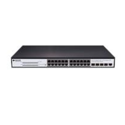 BDCOM S2500-24P4S 24-Port Gigabit PoE+4-Port Gigabit SFP 370W Yönetilebilir PoE Switch