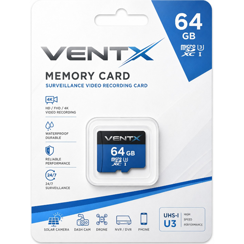 VENTX 64 GB U3 MICRO SD HAFIZA KARTI