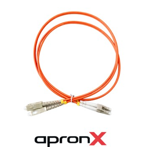 Apronx APX-PC203 3 Metre Sc-Lc mm Om2 50/125 Dx Patch Kablo Patch Cord