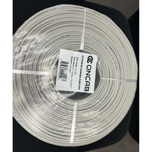 ONCAP OC-5001 100 METRE 2+1 CCTV kamera kablosu
