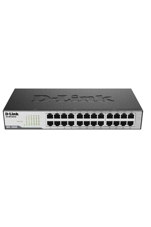 D-LINK DES-1024D 24 PORT 10/100 METAL KASA SWITCH