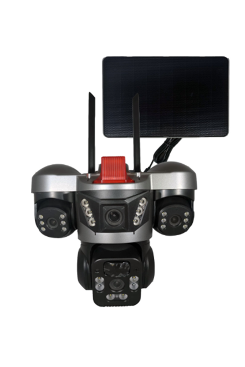 Apronx apx-wsp364 9Mp 3.6mm 2*2.8mm 4G Solar Üç Kamera 24 Led PTZ
