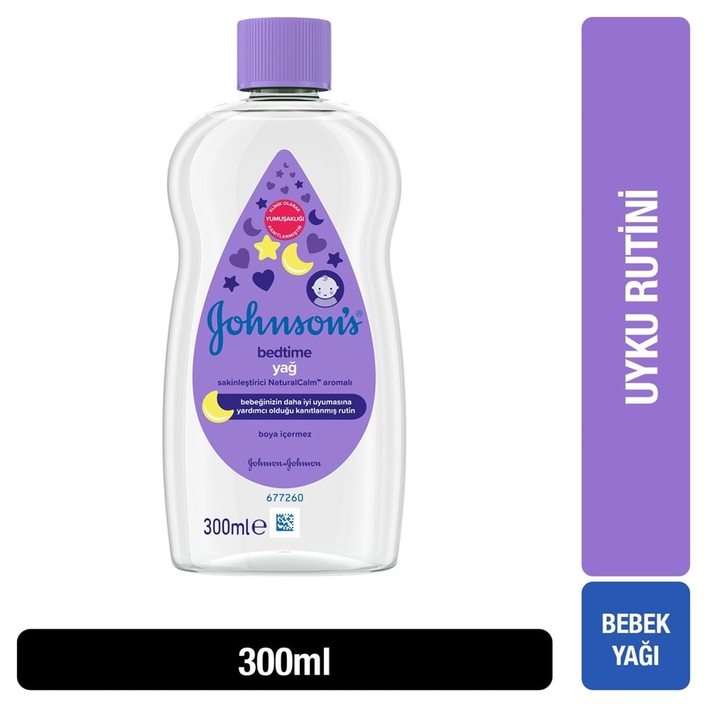 Johnsons Baby Bebek Yağı 300ML Bedtime (Uyku Rutini)