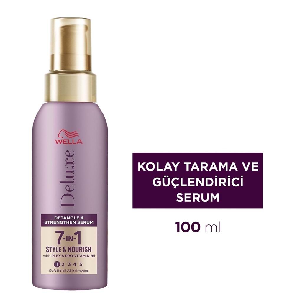 Wella Deluxe Bukle Saç Serum 100 ML Kolay Tarama & Güçlendirici