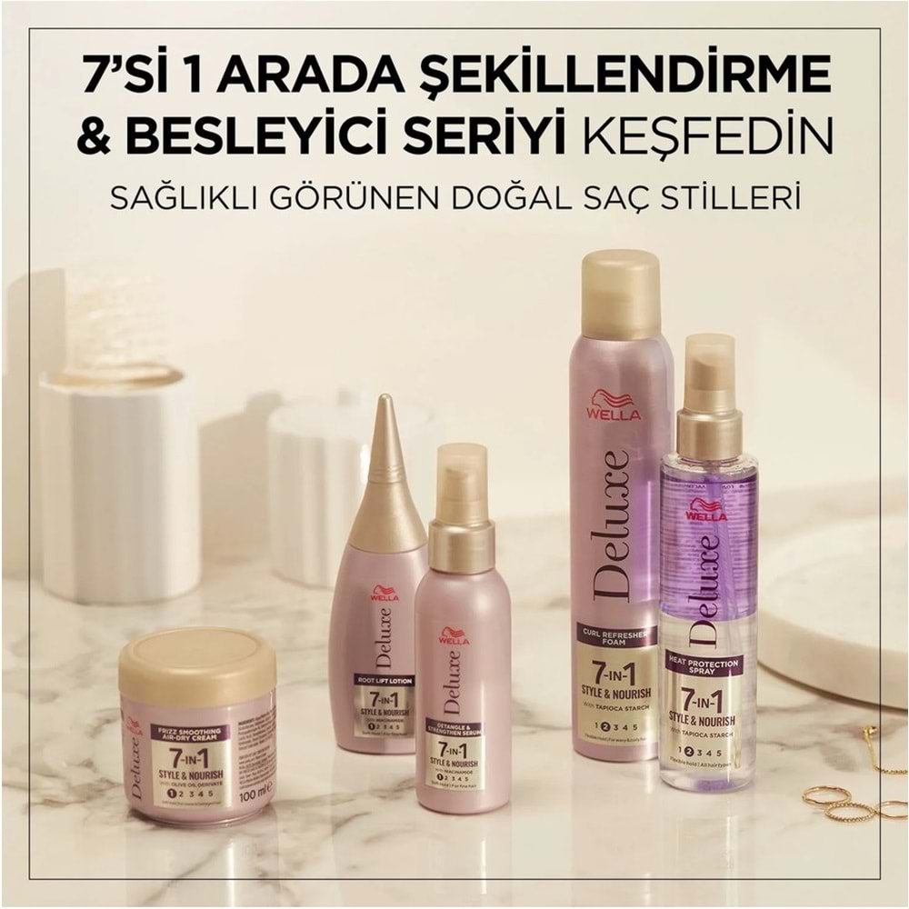 Wella Deluxe Bukle Saç kremi 150 ML Elektiriklenme Karşıtı