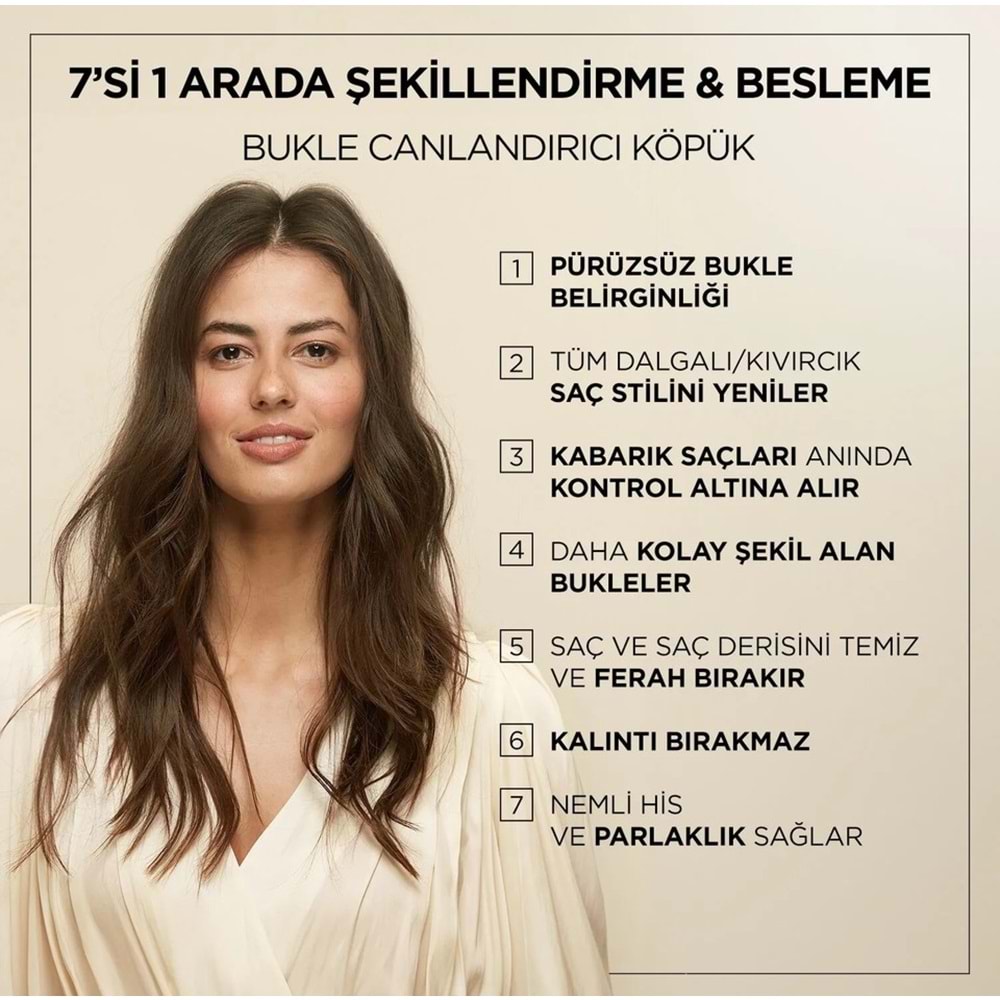 Wella Deluxe Bukle Saç Köpüğü 200 ML Canlandırı Bukle