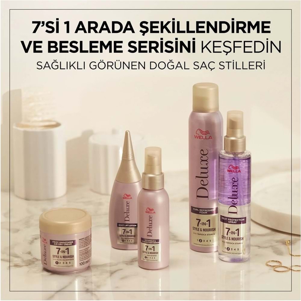 Wella Deluxe Bukle Saç Köpüğü 200 ML Canlandırı Bukle