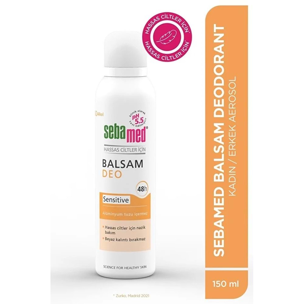 Sebamed Deodorant Aerosol 150 ML Balsam - Sensitive/Hassas