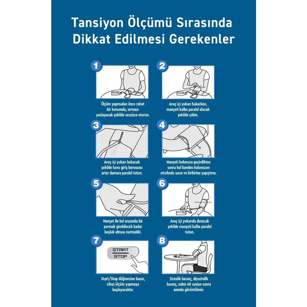 Getwell Konuşan Üst Koldan Tansiyon Aleti - Ölçme Cihazı (Geniş Manşon)