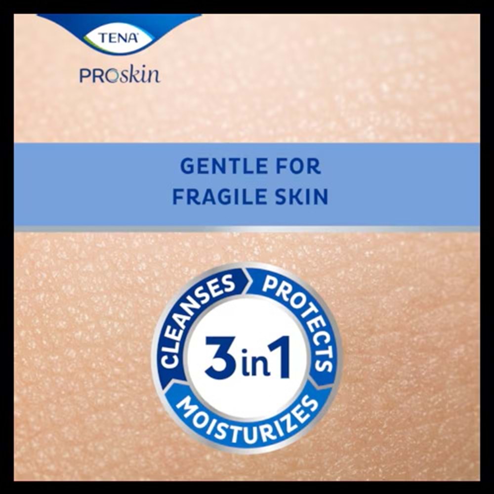 Tena Proskin Vücut Temizleme Köpüğü 400 ML (3 in 1 Arada)
