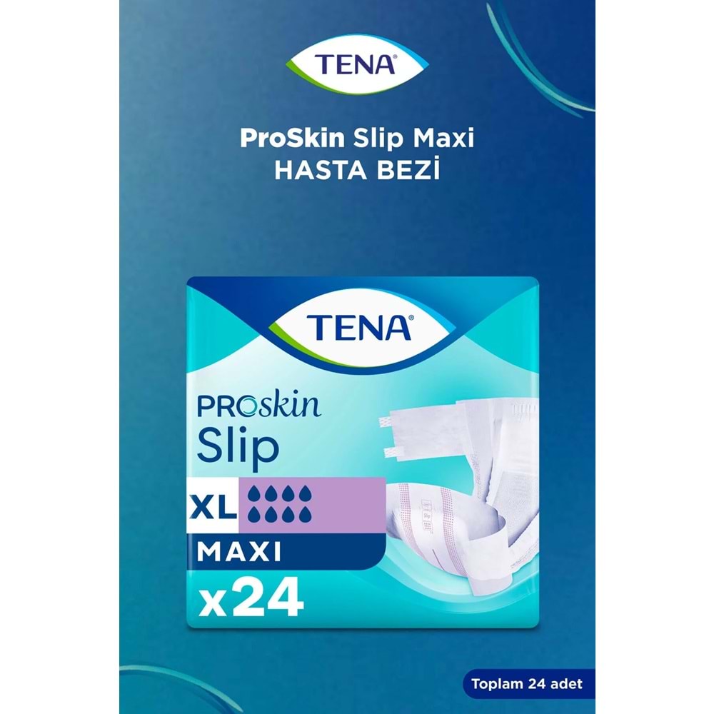 Tena Proskin Slip Maxi Bel Bantlı Yetişkin Bezi XL - Ekstra Large - Extra Large 24 Adet