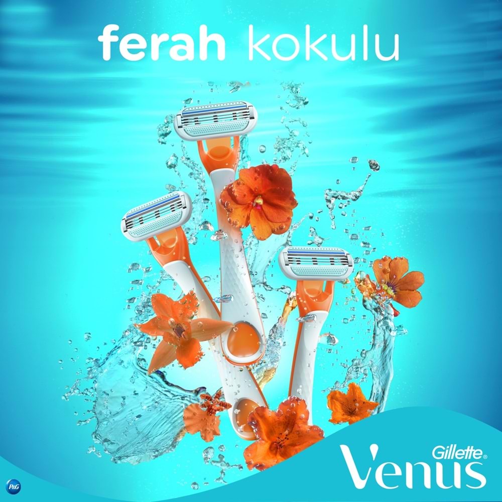 Gillette Venus Riviera Kullan At Kadın Tıraş Bıçağı (Pk İç Adeti 2 Adet)