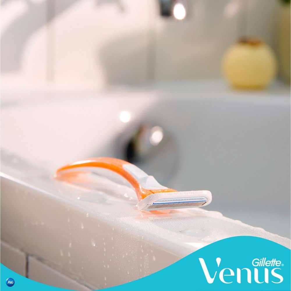 Gillette Venus Riviera Kullan At Kadın Tıraş Bıçağı (Pk İç Adeti 2 Adet)